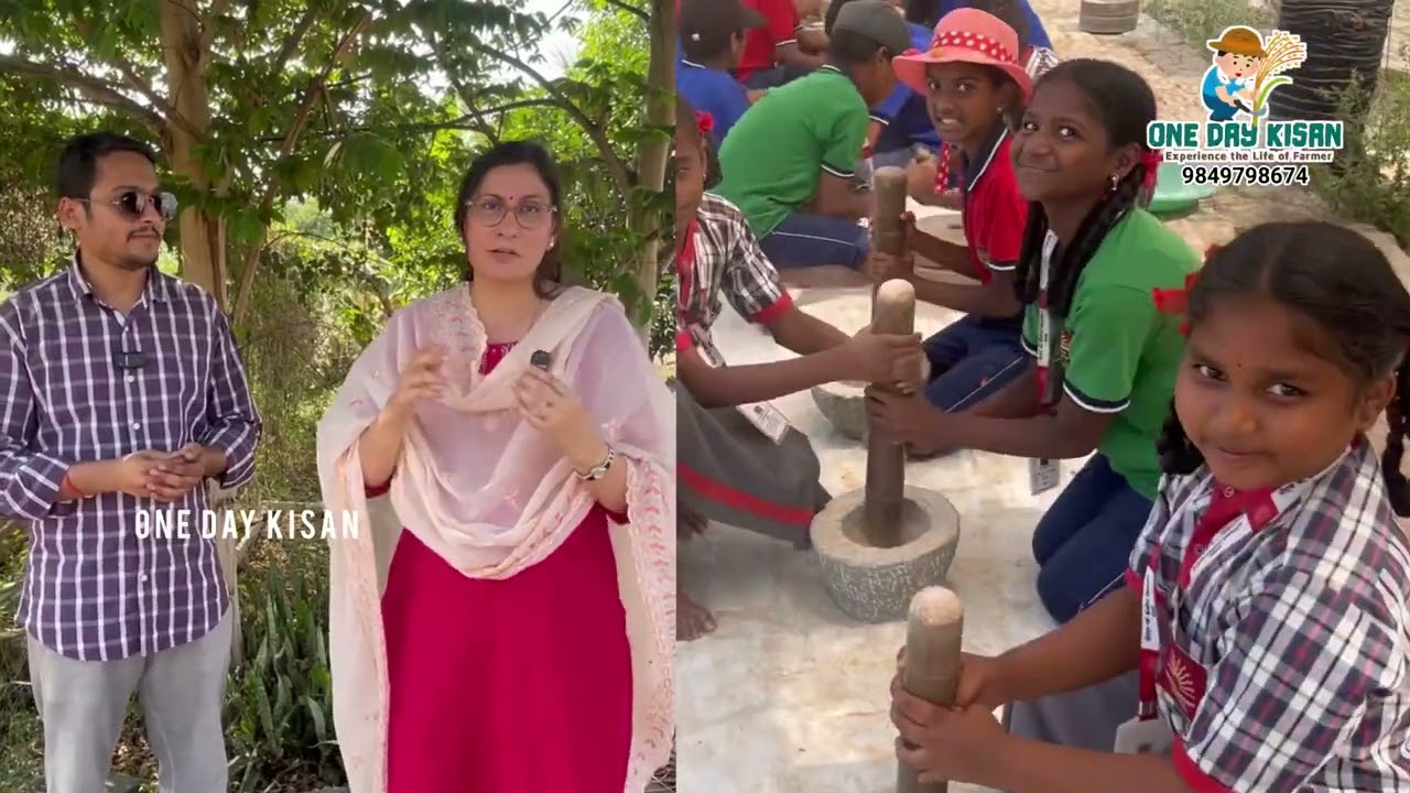 | ONE DAY KISAN | PM SHRI KV SCHOOL,Eddumailaram | @onedaykisan #fieldtripfun #fieldtrip #school