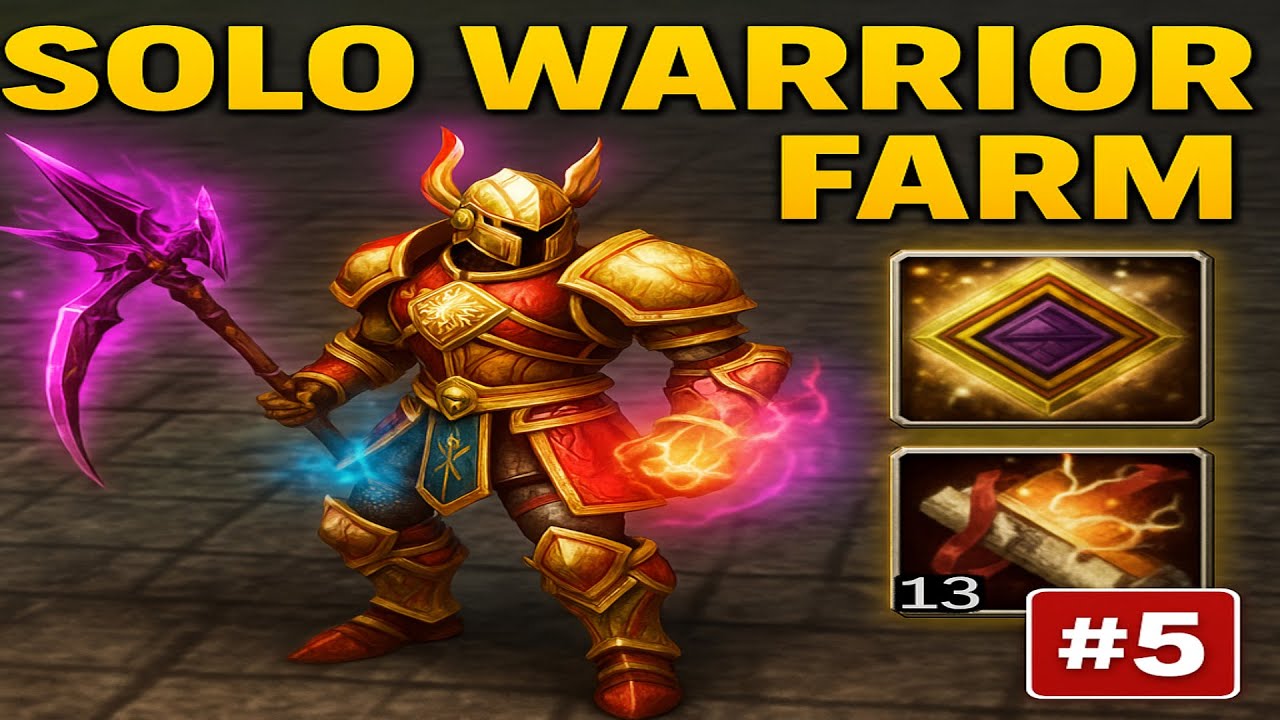 Bütçe Dostu Warrior ile Solo Farm // Emektar Kıraathane // Warrior Serisi #5