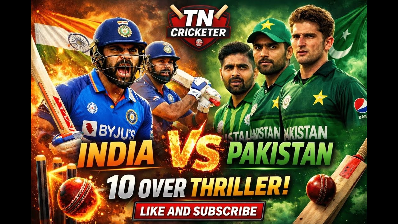 INDIA VS PAKISTAN 10 OVER MATCH #indvspak #cricket #india #viratkohli #msdhoni