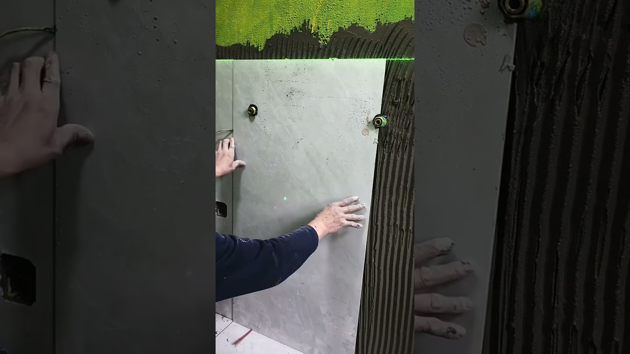 Tile installation P6812#shorts
