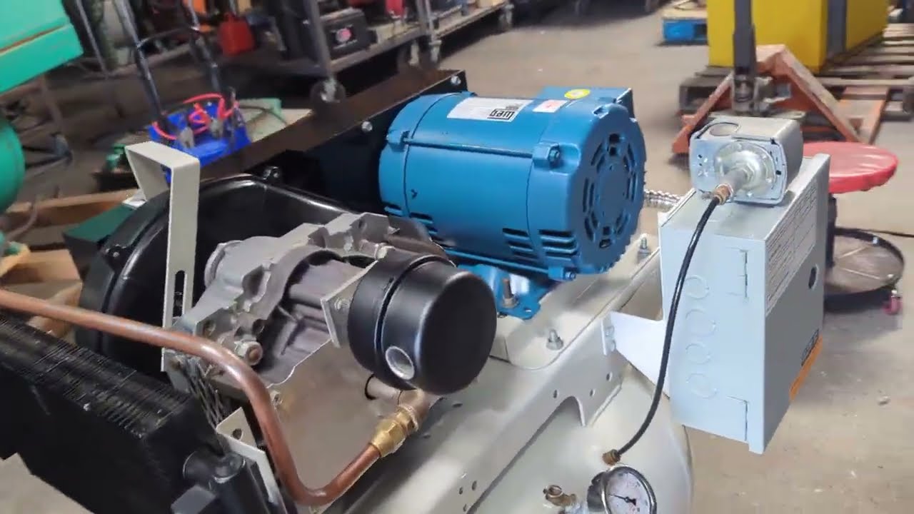 Безмасляный спиральный воздушный компрессор Powerex 3 л.с. STS030134 с баком и осушителем воздуха.