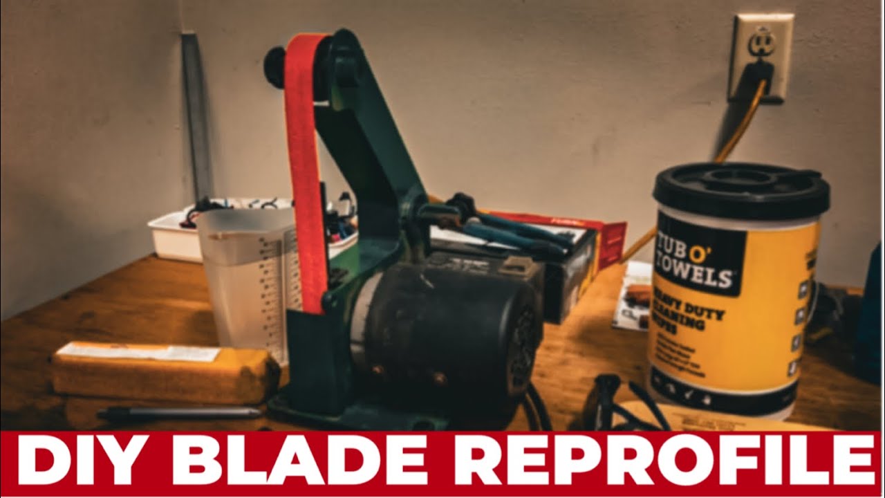 Knife Modding - How I Reprofile a Knife Blade
