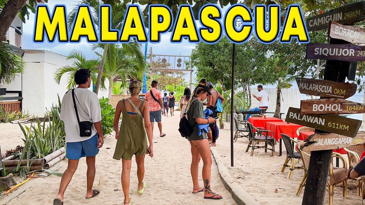 MALAPASCUA ISLAND ON FOOT: Discovering Every Corner of the Island | South Beach and North Beach