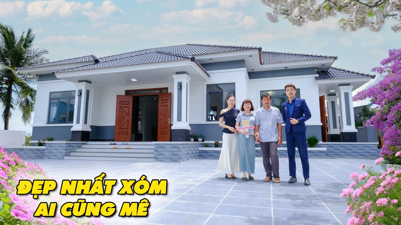 NHÀ VƯỜN CẤP 4 QUÁ ĐẸP MÀ LẠI RẺ DO MAXHOME THIẾT KẾ XÂY DỰNG TRỌN GÓI TẠI ĐỒNG THÁP