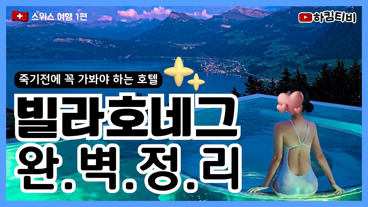 스위스🇨🇭 | 죽기전 꼭 가봐야 한다는 빌라 호네그 다녀왔어요❤️ #완벽정리 #꿀팁 #신혼부부 #vlog  #빌라호네그 #villahonegg #스위스여행 #mustwatch