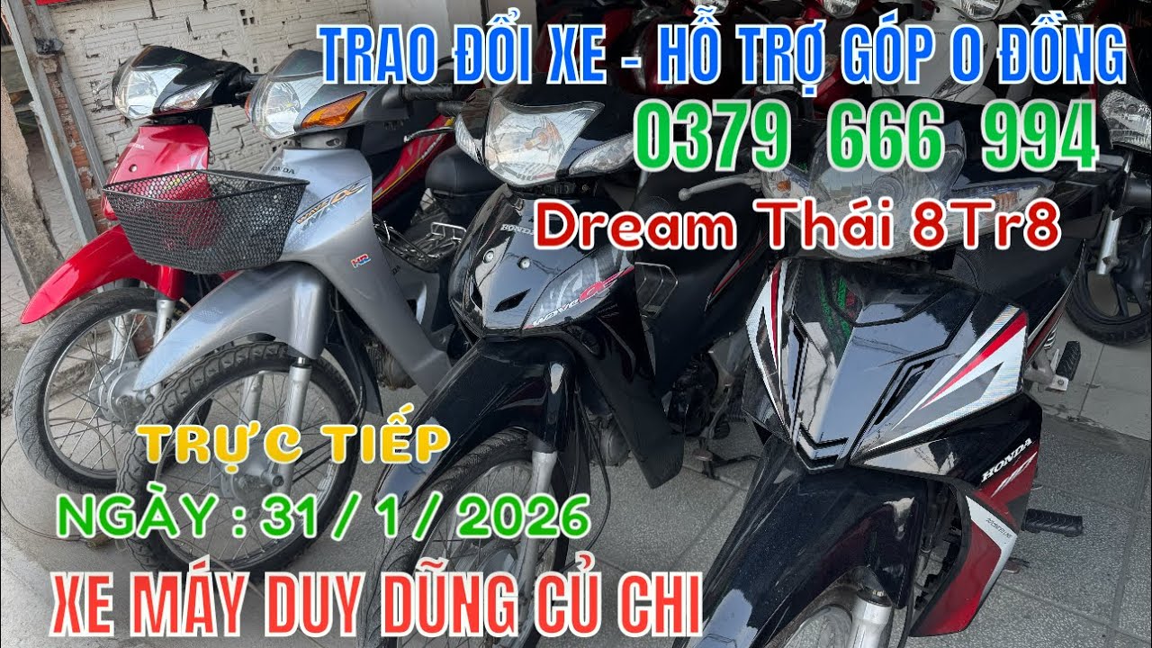 🔴TRỰC TIẾP : 31-1-2026 |0379666994| Cuối tuần lô xe mới về . Xe Giá Rẻ Củ Chi