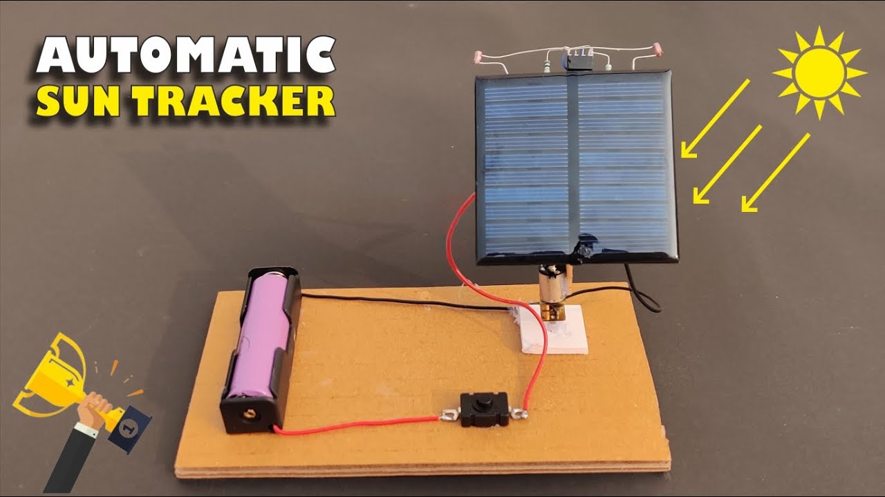 Automatic Solar Tracker Without Arduino Uno|| Science Working Project|| Solar Tracker #solartracker 