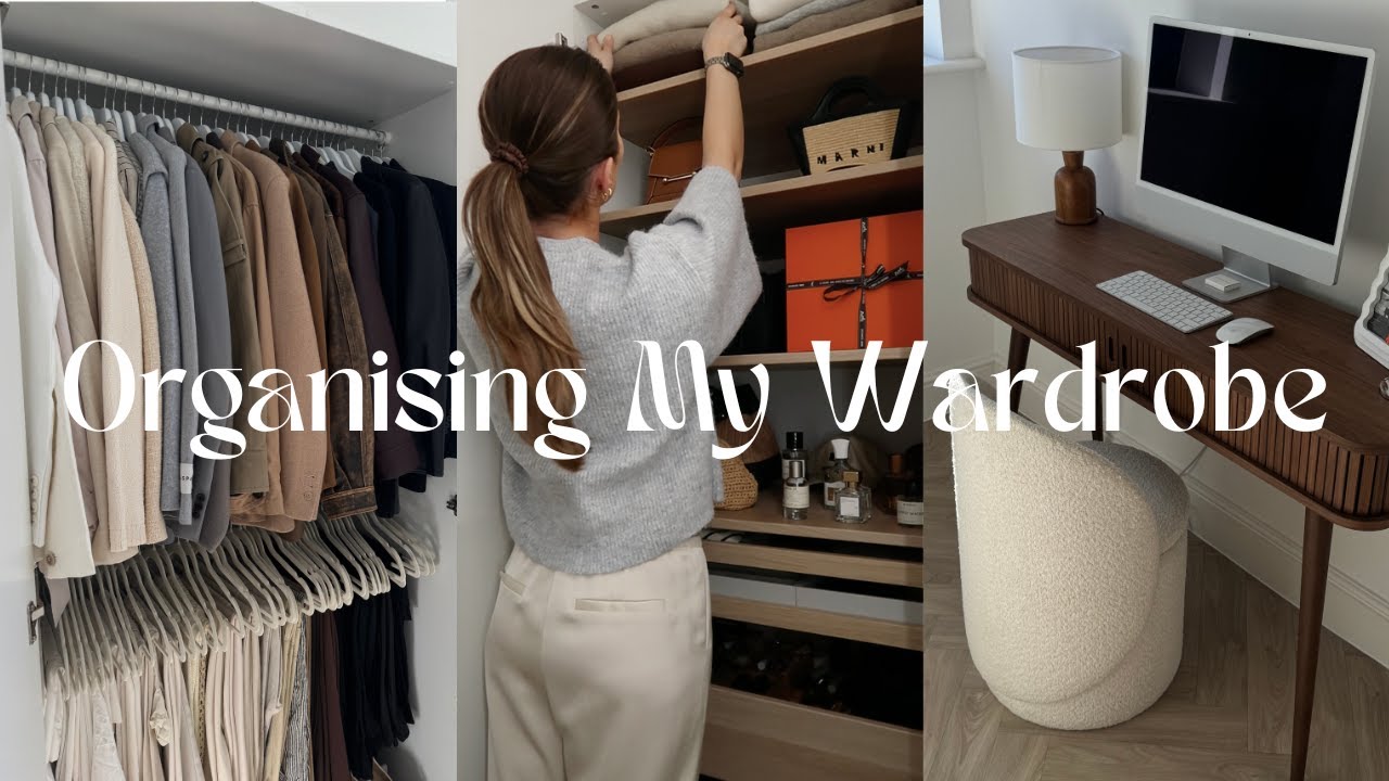 ORGANISING MY WARDROBE | CLEAR OUT | Amy Beth