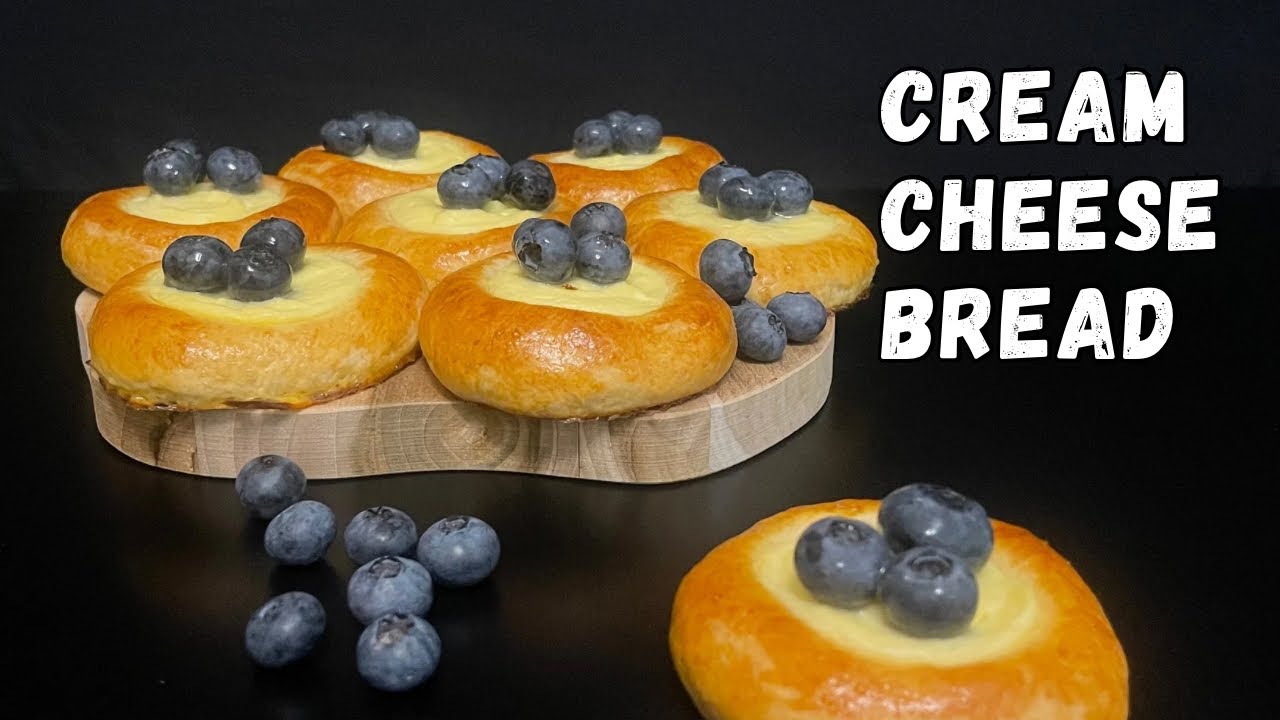 Soft & Fluffy Cream Cheese Bread 🥯☕ Perfect for Breakfast & Coffee ( brioche cheesecake )