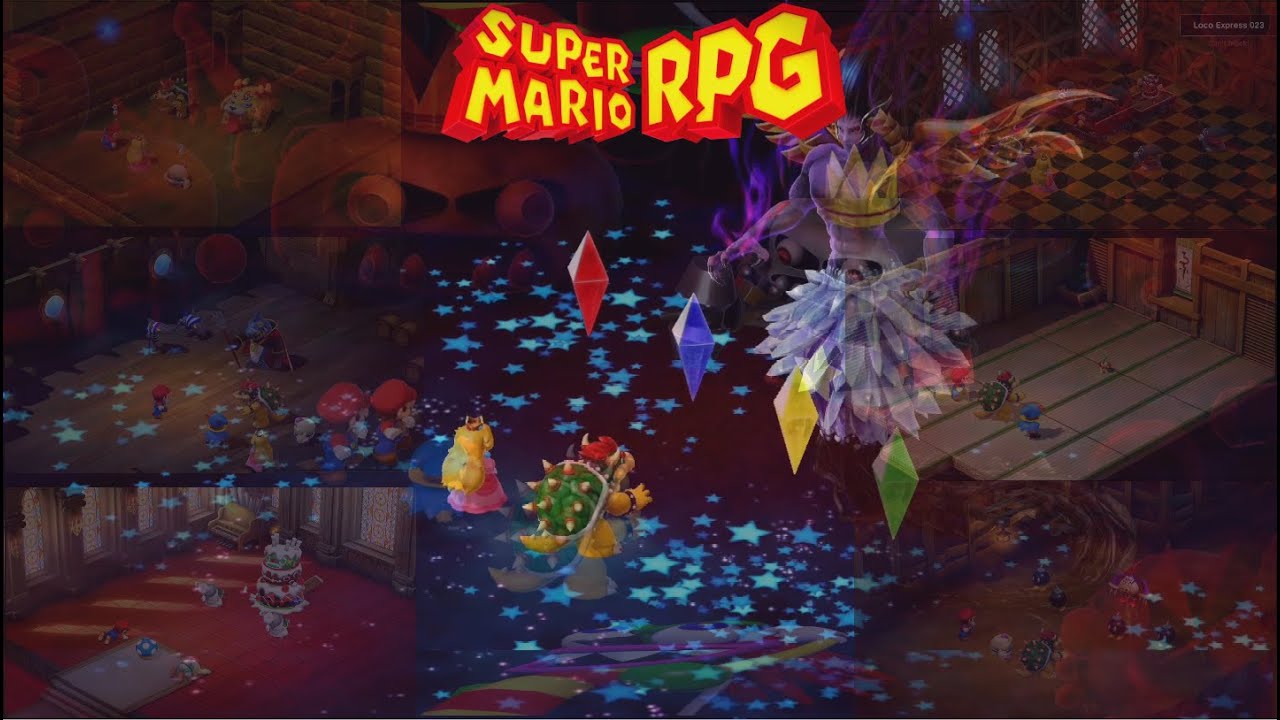Super Mario RPG - Star 7 - Low HP POST-GAME and END