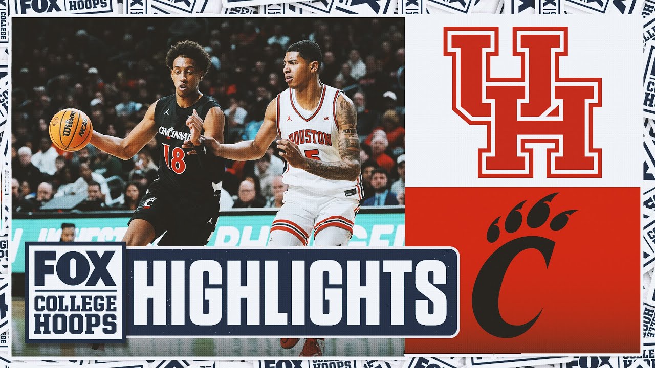 No. 8 Houston Cougars vs. Cincinnati Bearcats Highlights 🏀 FOX College Hoops