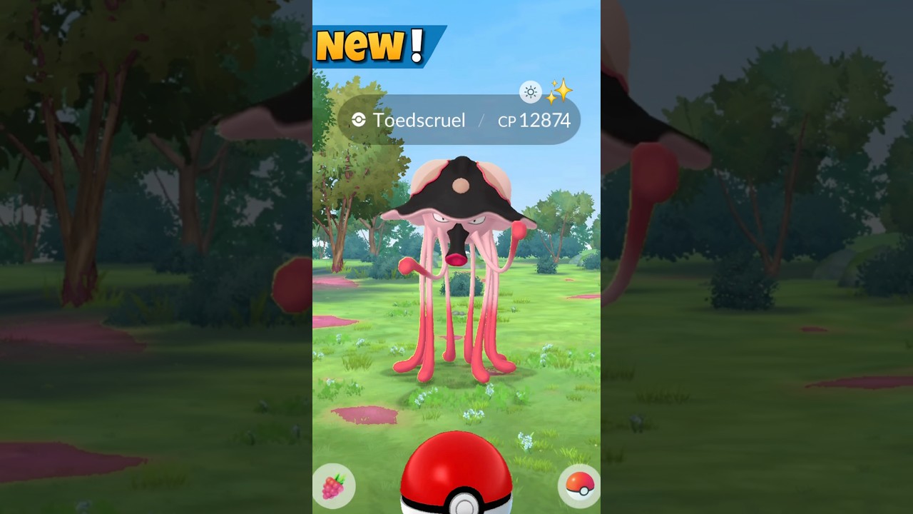 When I Got Wild Toedscruel in Pokemon Go