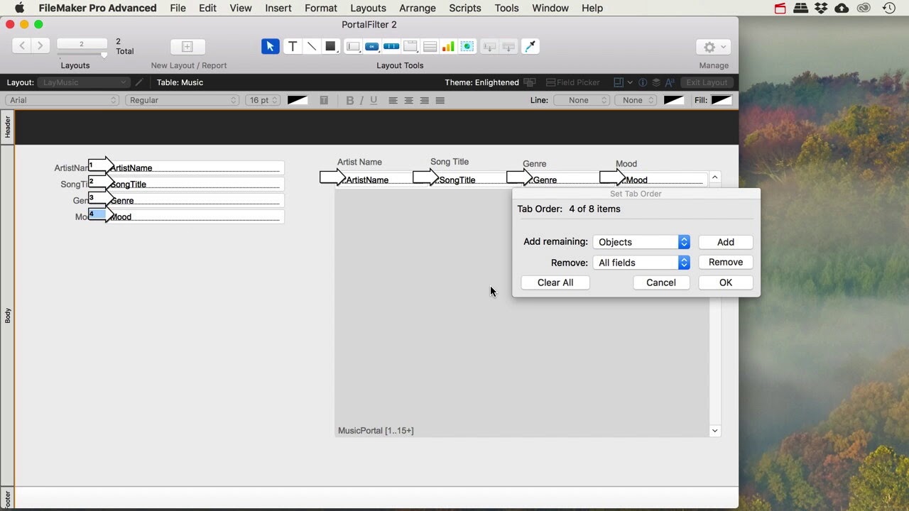 Filemaker Pro Portal Filter - multiple fields