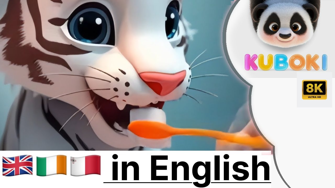 🦷✨ Sparkling Teeth Tiger! | Fun Toothbrushing Song for Kids 🐯🎶