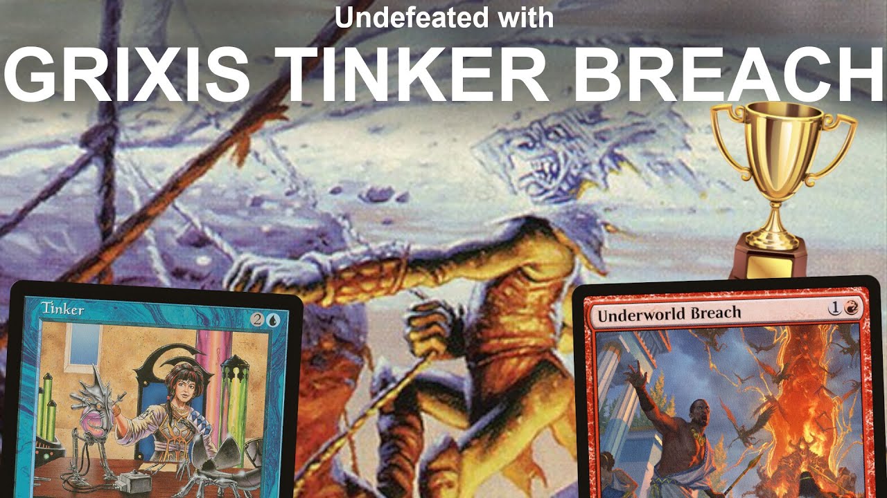 ICE, ICE, BABY! Vintage Grixis Tinker Breach Combo. Brain Freeze Citadel Undefeated 5-0 Trophy MTG