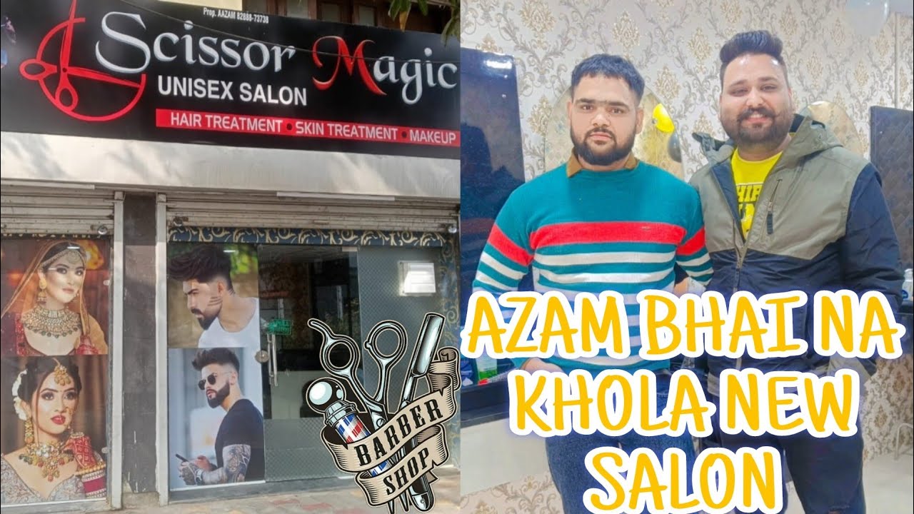 AZAM BHAI NA KHOLA NEW SALON || Amit11vlogger