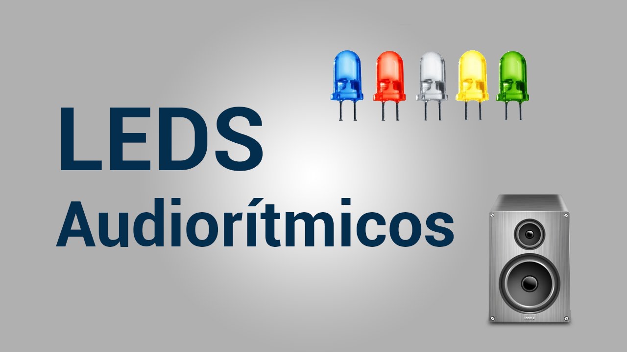 LEDs audiorítmicos | Transistor BC547 | Muy fácil
