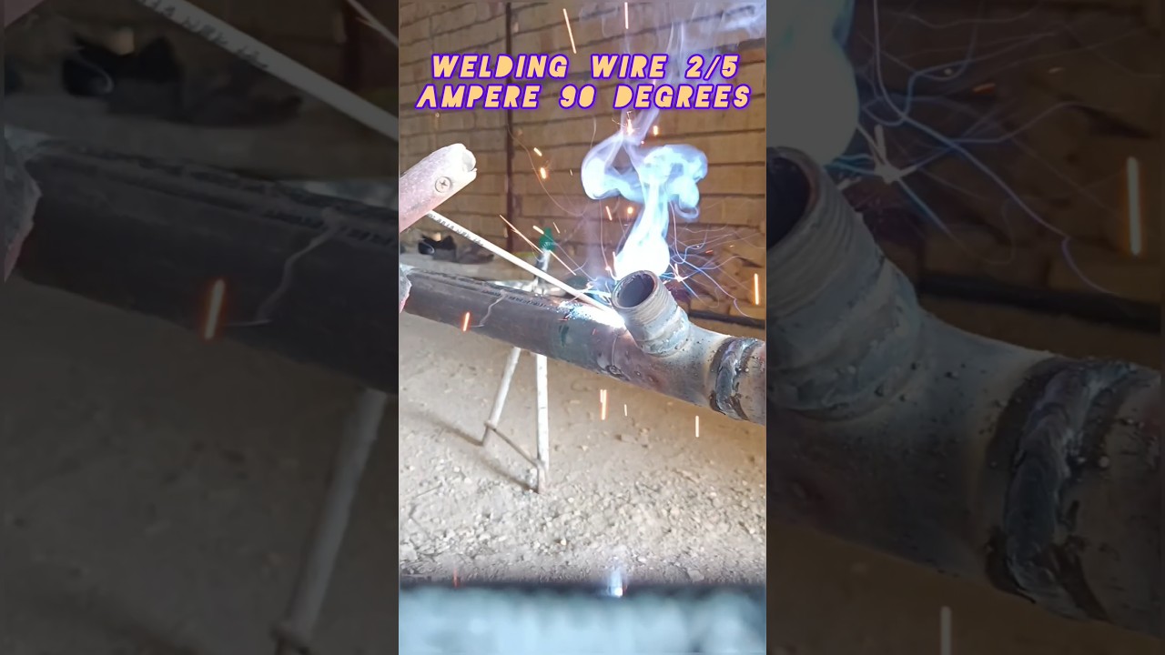how to weld round pipe 5 for making a gas collector with 3 meters.