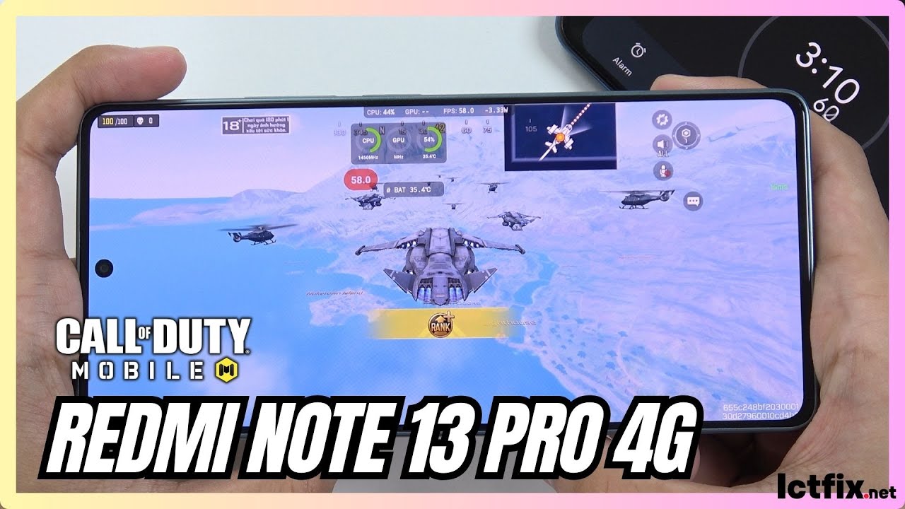 Redmi Note 13 Pro 4G test game Call of Duty Mobile CODM | Helio G99 Ultra FPS & Performance