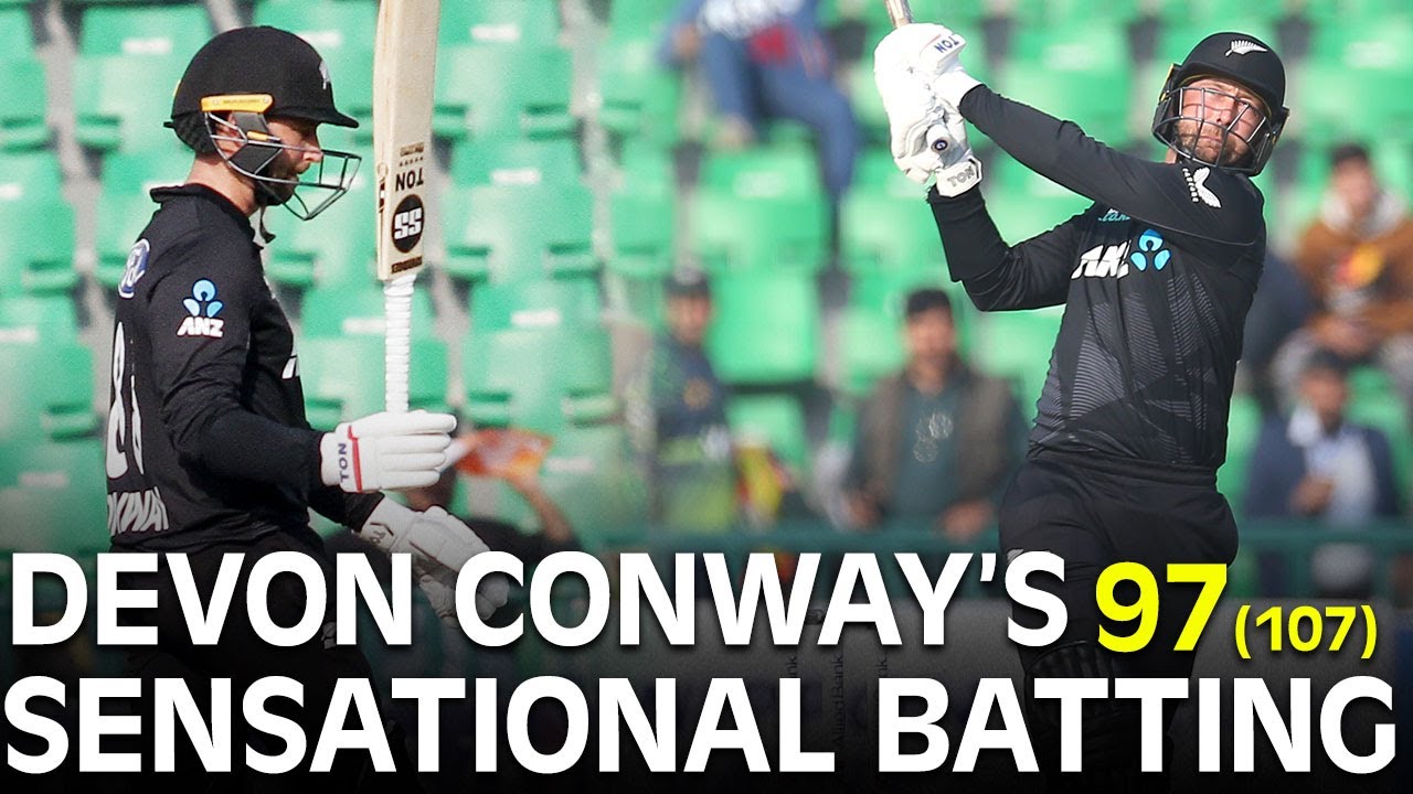 Devon Conway 9️⃣7️⃣ Runs | New Zealand vs South Africa | 2nd ODI | Tri-Nation Series | PCB | M3J1K
