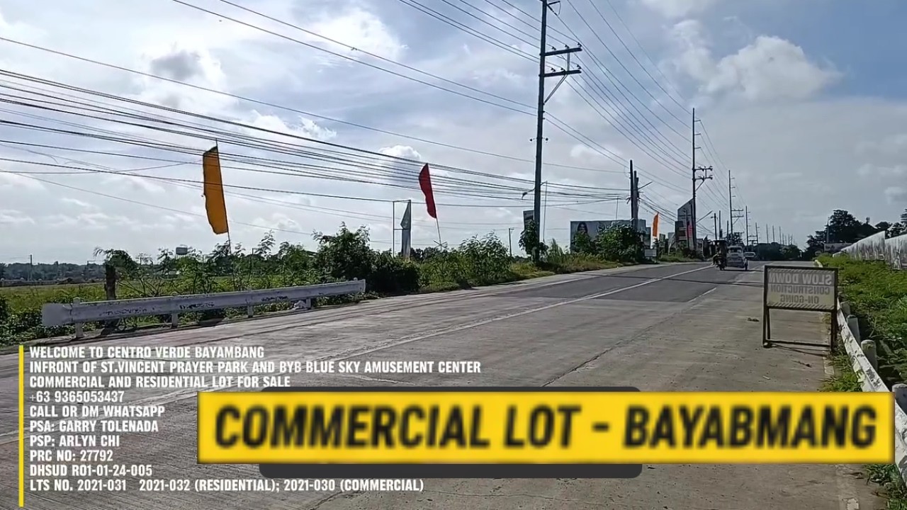 Prime Commercial Lot for Sale along National Highway | Centro Verde Bayambang