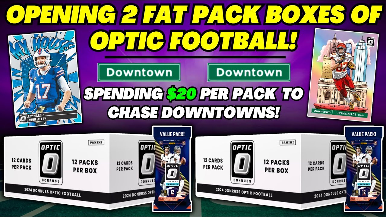 *FIRST LOOK AT OPTIC FOOTBALL!🚨 2024 OPTIC FOOTBALL VALUE PACK BOX REVIEW!🏈