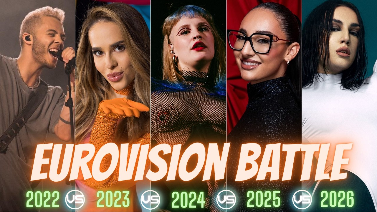 Eurovision Battle - 2022 vs 2023 vs 2024 vs 2025 vs 2026