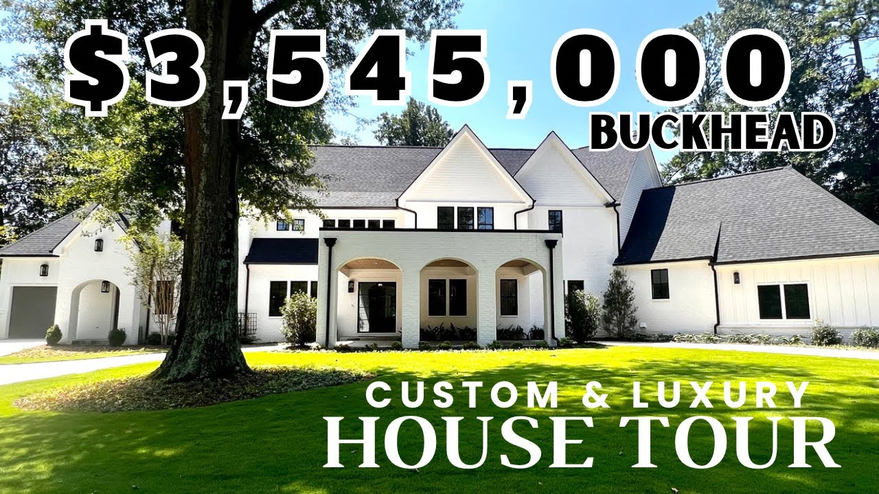 Inside a $3.5M Custom Luxury New Build in Buckhead Ga | Buckhead Ga | Atlanta Homes for Sale