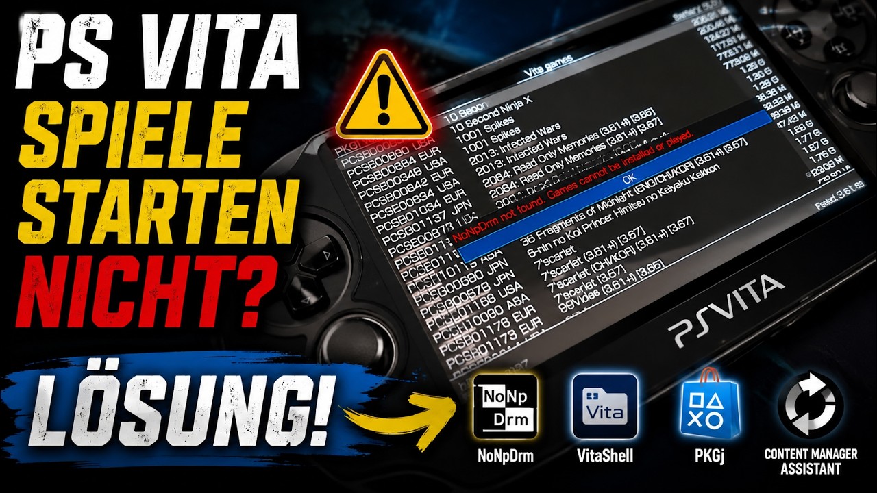 NoNpDrm - Ps Vita Games gehen nicht mehr, was nun?