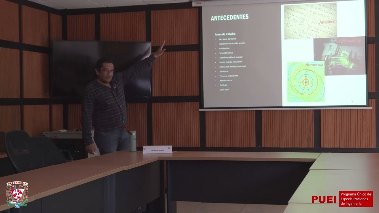 Posgrado de ingeniería Mecánica área de termofluidos