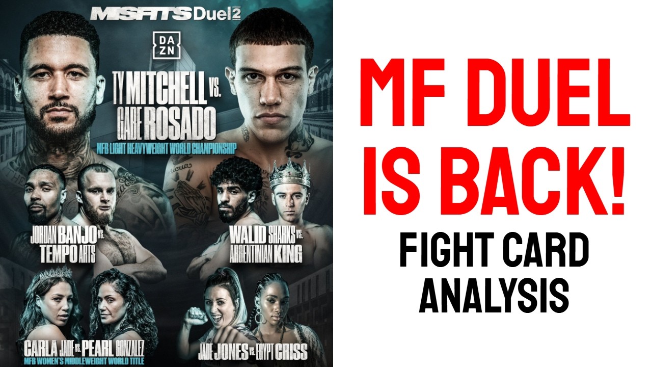 MF Duel Is BACK! Is Gabe Rosado TOO MUCH for Ty Mitchell?┃FIGHT CARD ANALYSIS