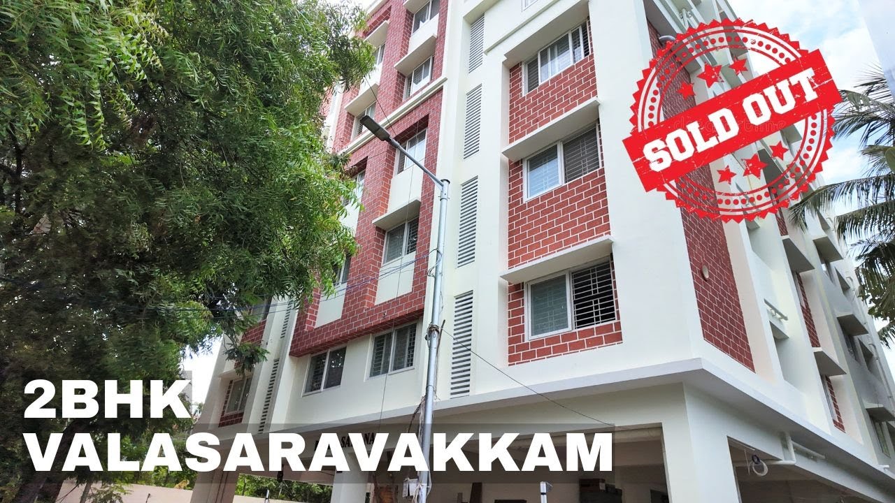 SOLD OUT! New 2bhk 1000 Sqft Gated Community Apartment in 40 Feet Road Valasaravakkam | 6379089571