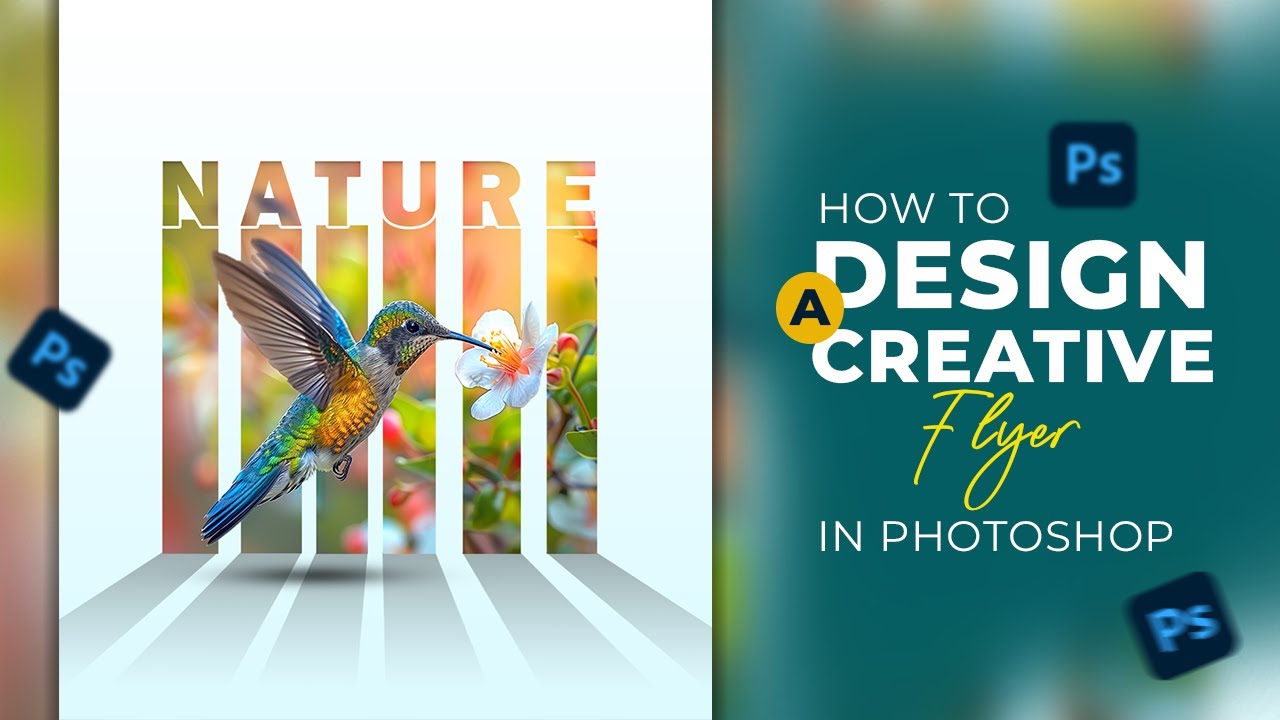 Amazing Creative Flyer Design in Photoshop | Step-by-Step Tutorial