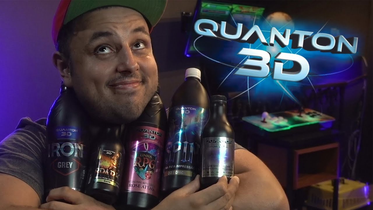 Resinas da Quanton 3D - Primeiras Impressões