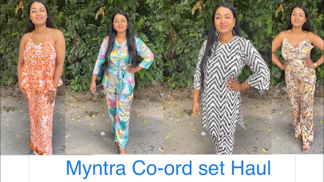 Myntra Co-ord Set Haul | Wardrobe Essentials