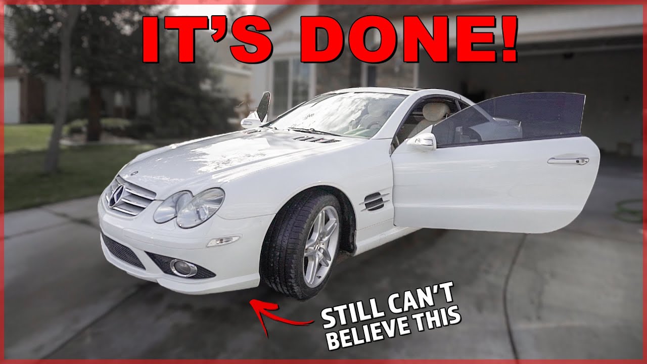 the CHEAPEST Mercedes SL550 Project is FINISHED!!!