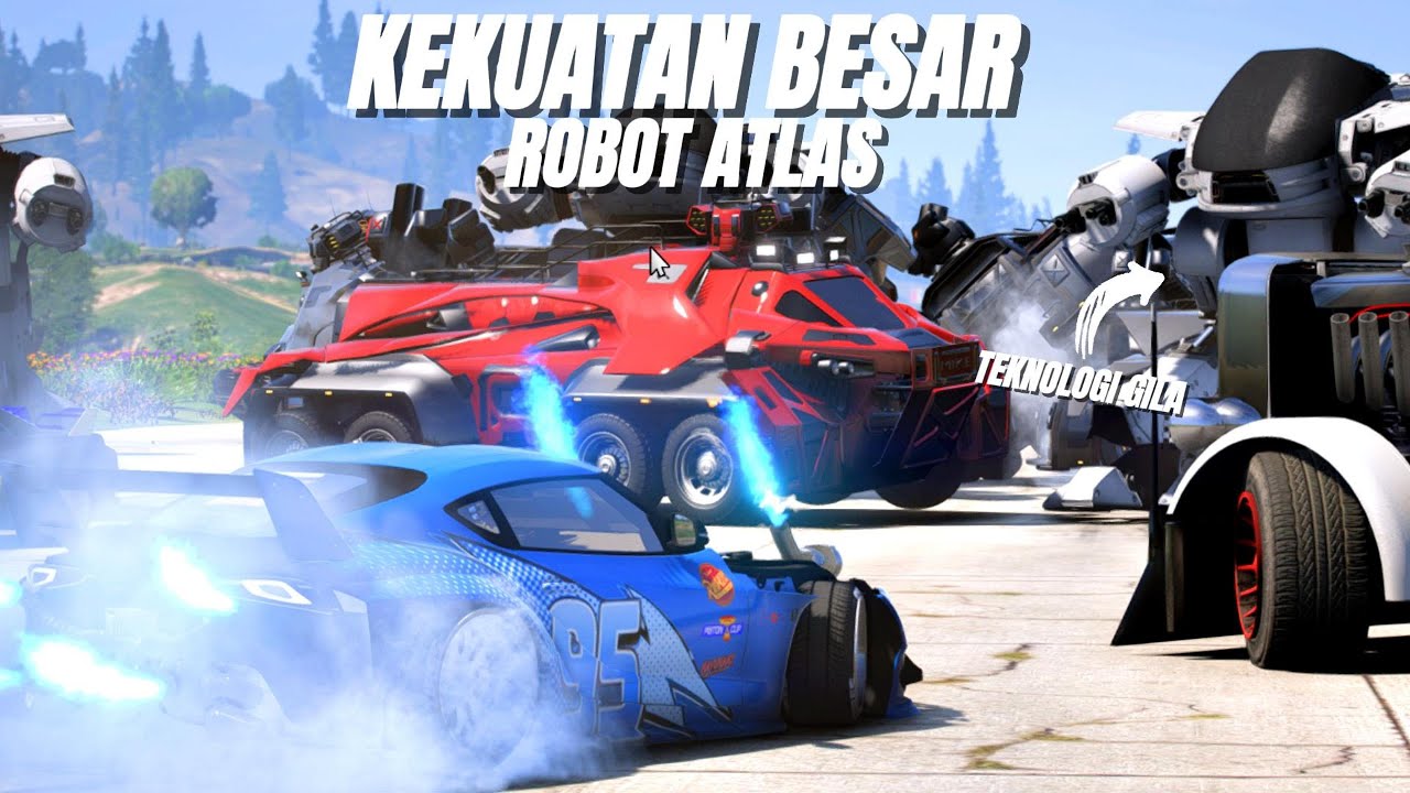 INILAH KEKUATAN SEBENARNYA ROBOT ATLAS DI LUAR AKAL MANUSIA - GTA V ROLEPLAY