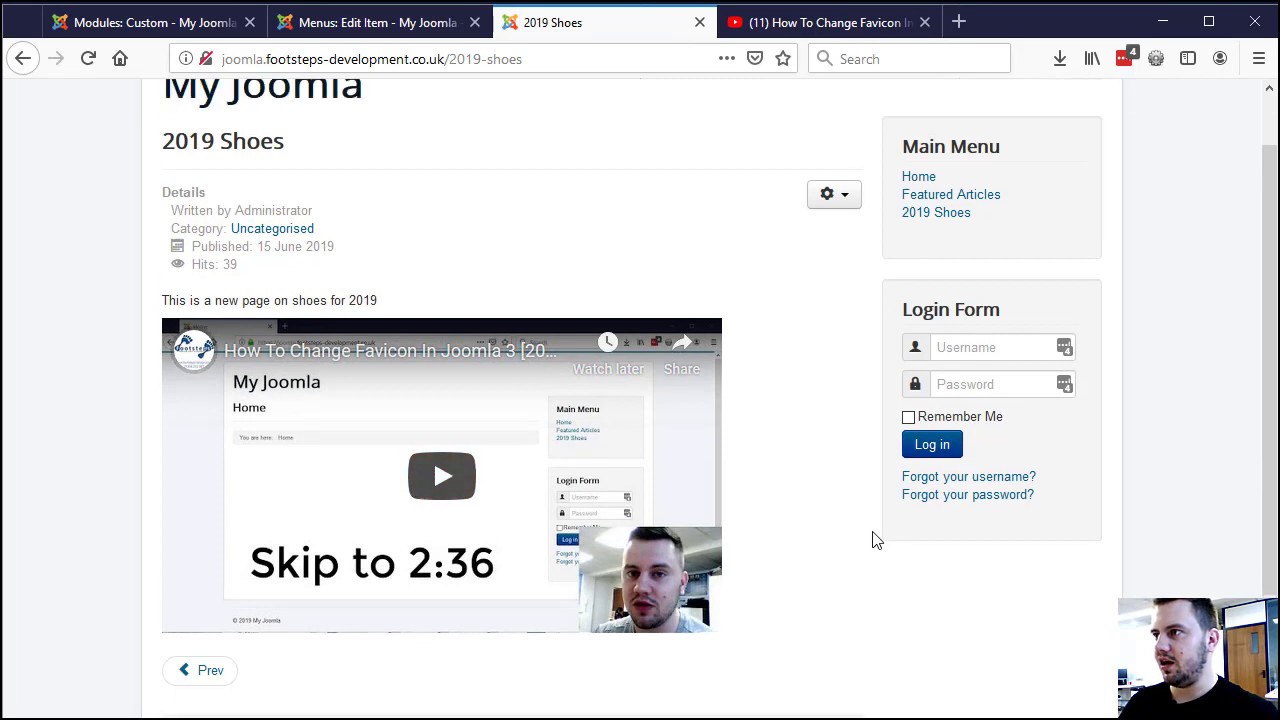 How To Embed YouTube In Joomla [2019]