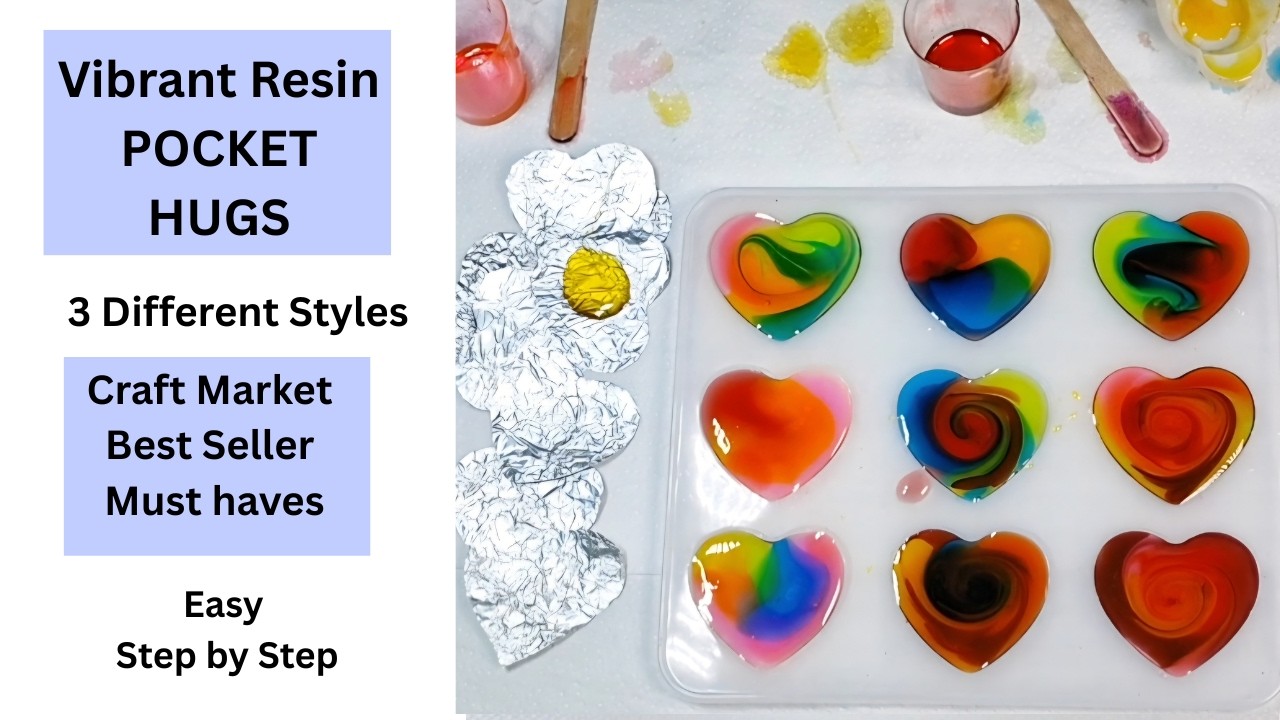 MAGICAL RESIN POCKET HUGS - Best Craft Market Sellers