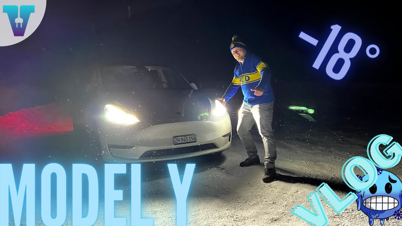 Model Y im Schnee & Eis - TESLA kann Winter (und zwar brutal!) [Deutsch 4K] | Vision E Drive Nr.207