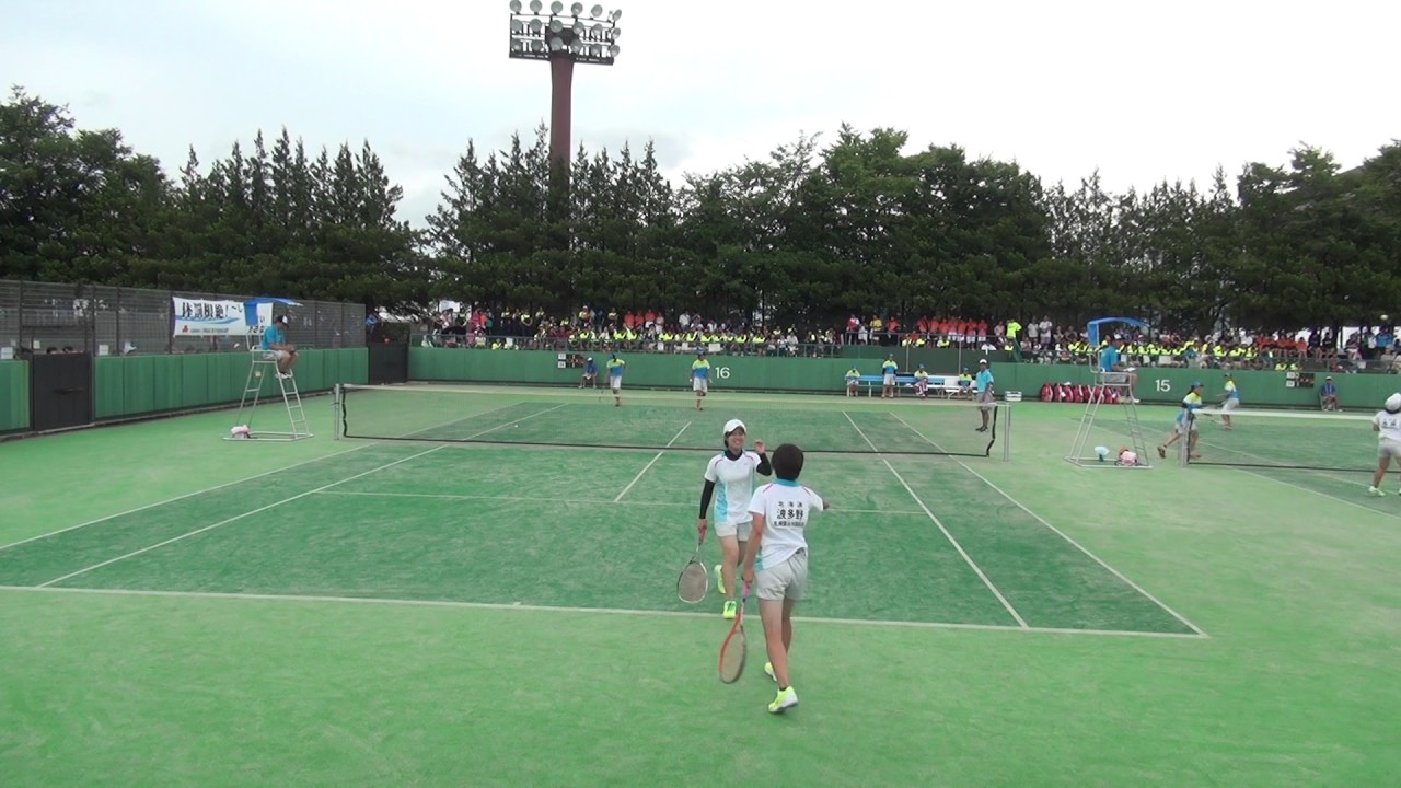 2017年 ソフトテニス女子 団体 東北×札幌龍谷学園 準々決勝 2