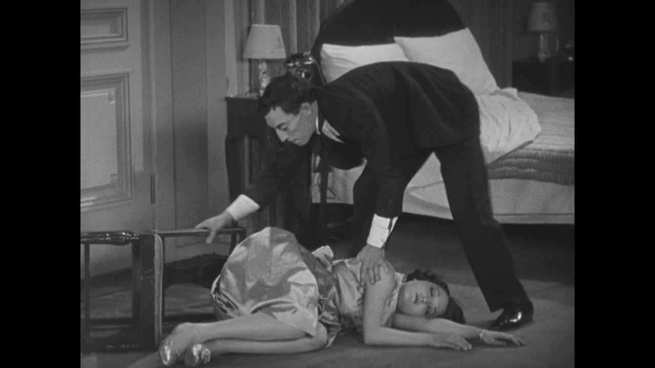 Buster Keaton & Dorothy Sebastian, drunk wife 