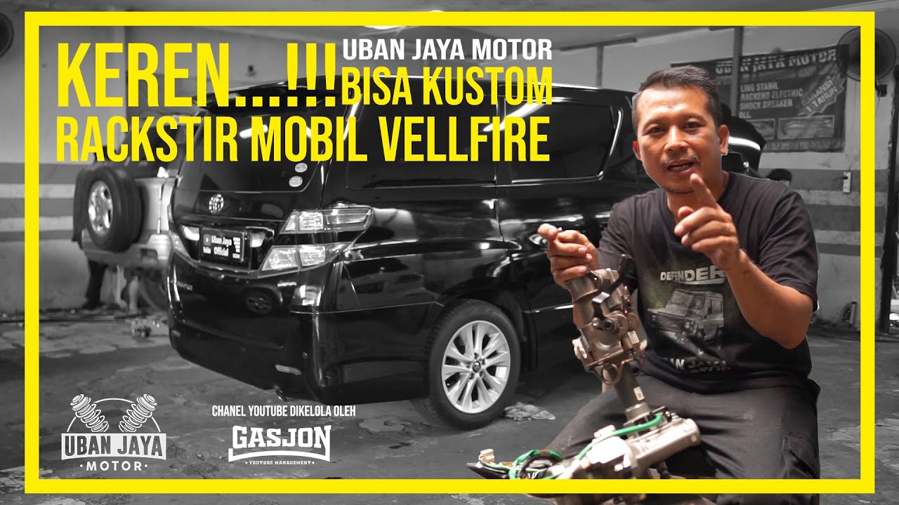 CARA BONGKAR MOTOR RACK STEER  VELLFIRE