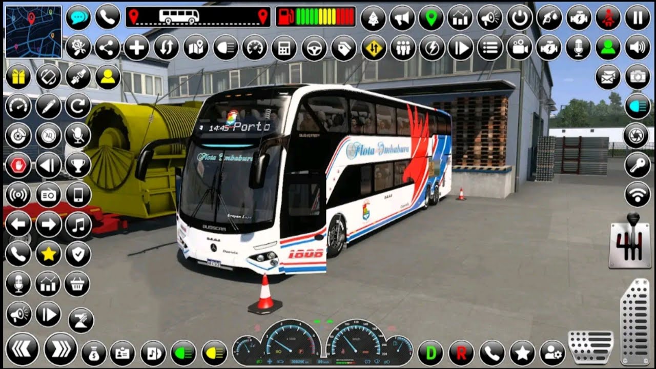 Bus simulator Indonesia game 3D game 🎮truck vehicle 3D game city bus stand driving Android gameplay 
