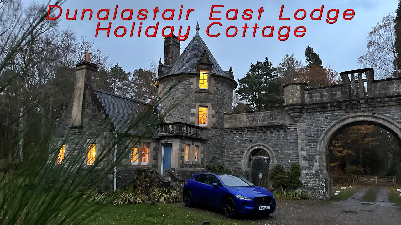 Looking around East Lodge self catering cottage within Dunalastair Estate, Perthshire.