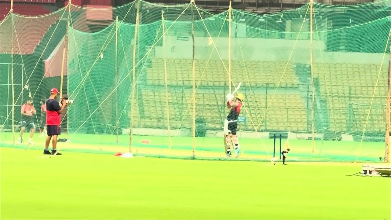 Day 1 royal challengers bengaluru practice session virat kolhi today practice session with rcb team 