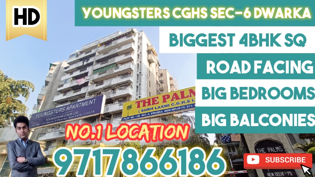 Youngster Apartments Sec-6 Dwarka | Furnished 4Bhk Flat In Dwarka  @PropertyPandit 9717866186