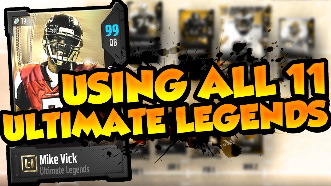 Madden 18 Ultimate Team :: Using ALL 11 Ultimate Legends :: Madden 18 Ultimate Team