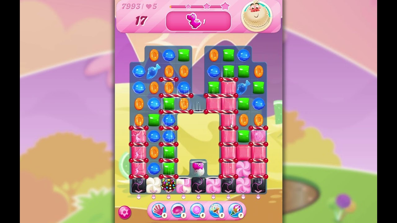 Уровень 7993 в Candy Crush Saga
