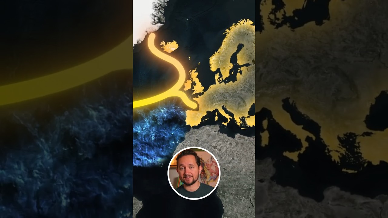 Europe Is WAY More North Than You Think 🤯 #europe #canada #map